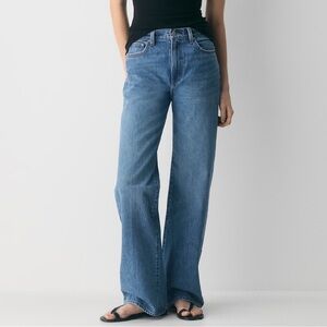 denim forum farrah high rise wide jean